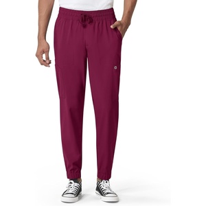 Wink Men’s Men’s Cargo Jogger Scrub Pant(Wine)