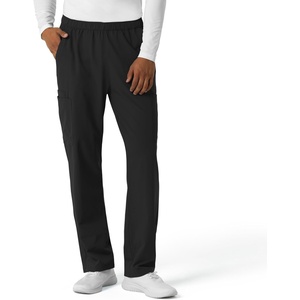 Wink Nurtur Men’s Straight Leg Cargo Scrub Pant(Black)