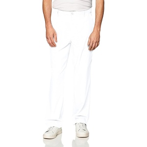 Wink W123 Men’s Flat Front Cargo Scrub Pant(White)