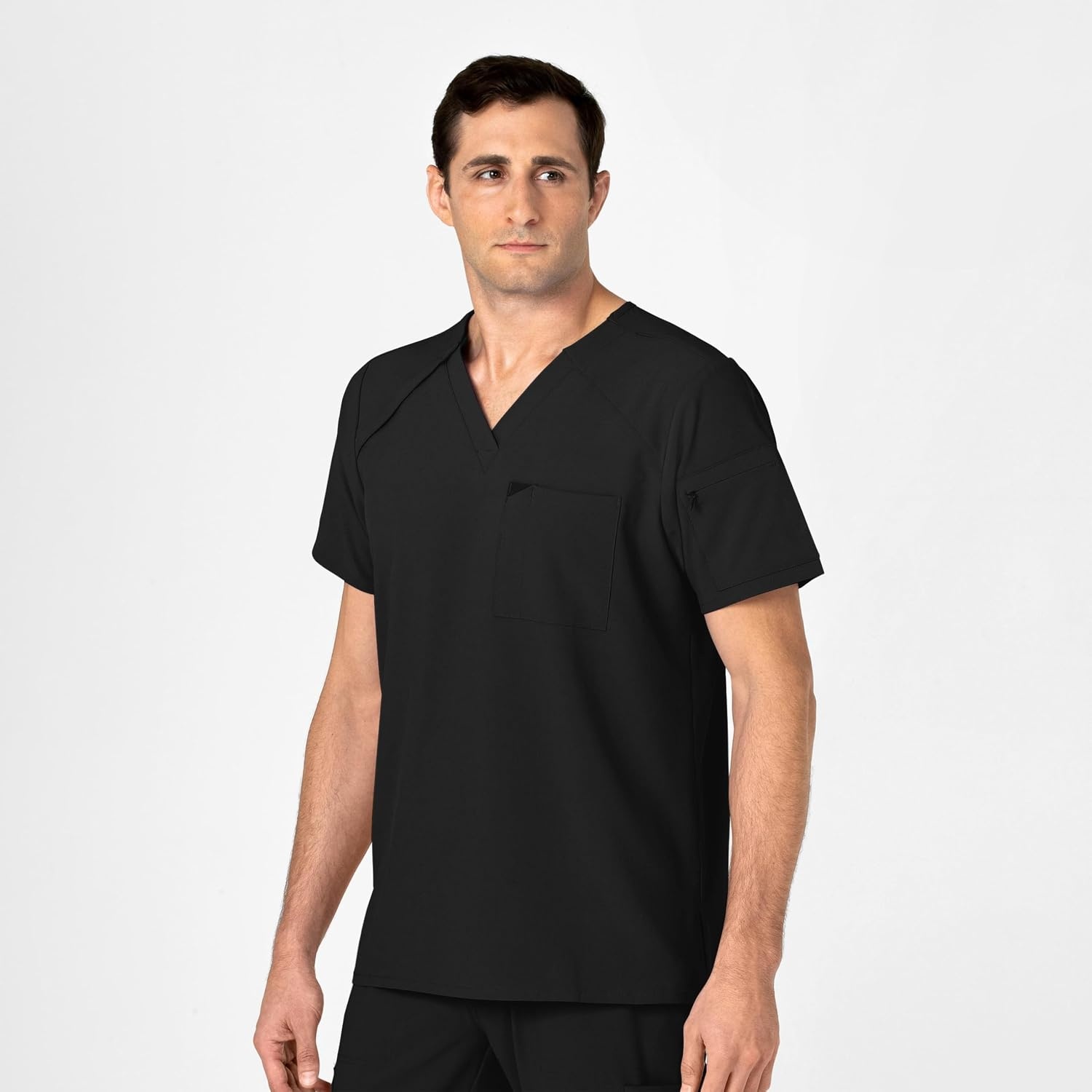 image:imageWINK Mens Scrub TopBlack