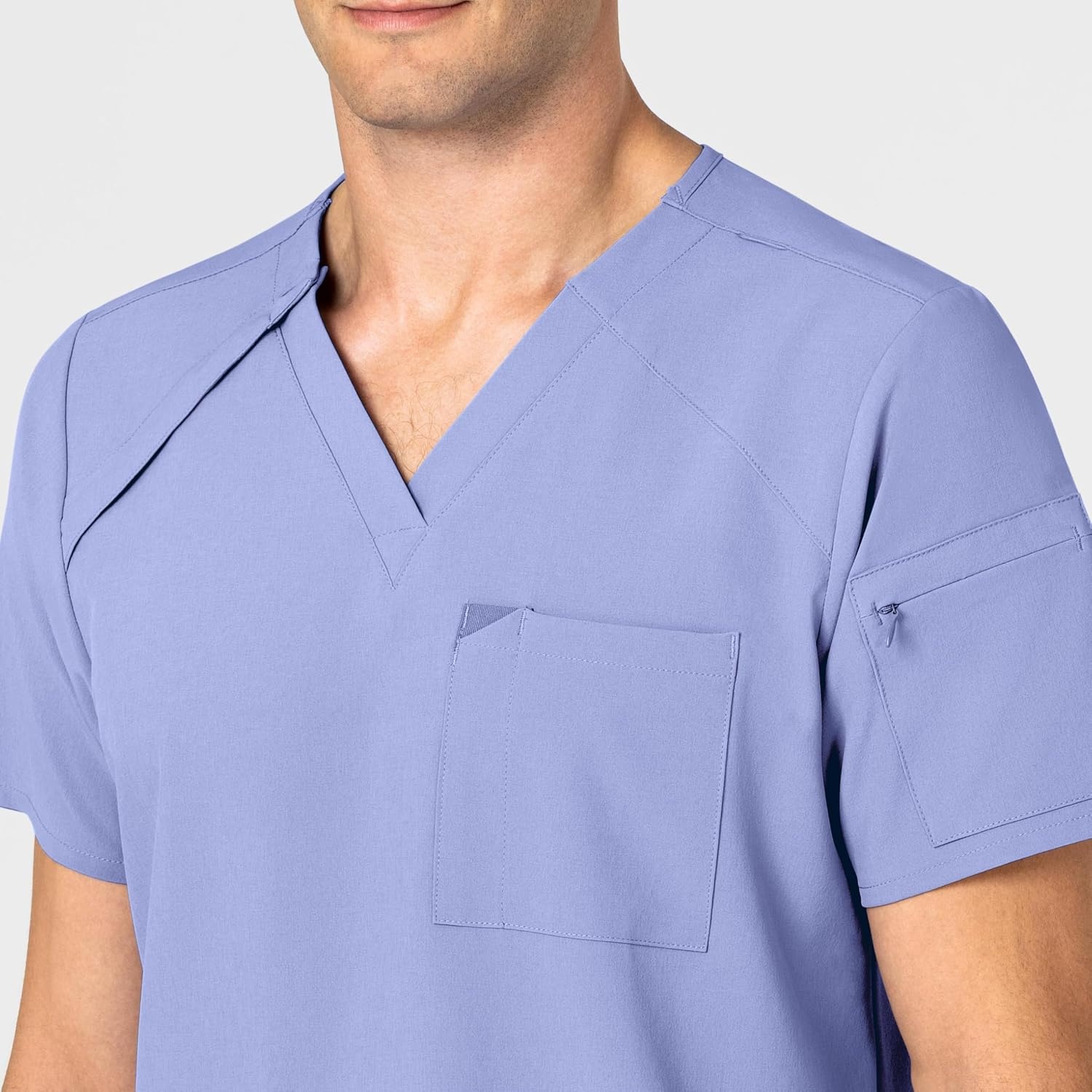 image:imageWINK Mens Scrub TopCeil Blue