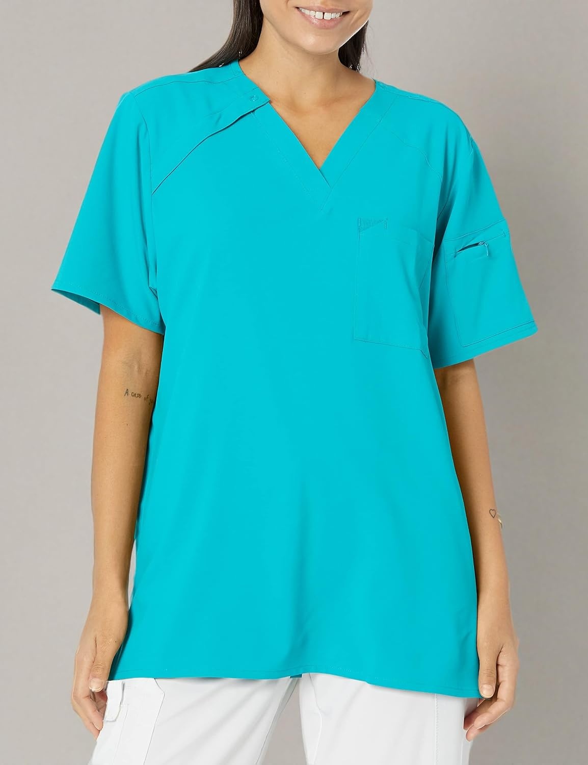 image:imageWINK Mens Scrub TopTeal Blue