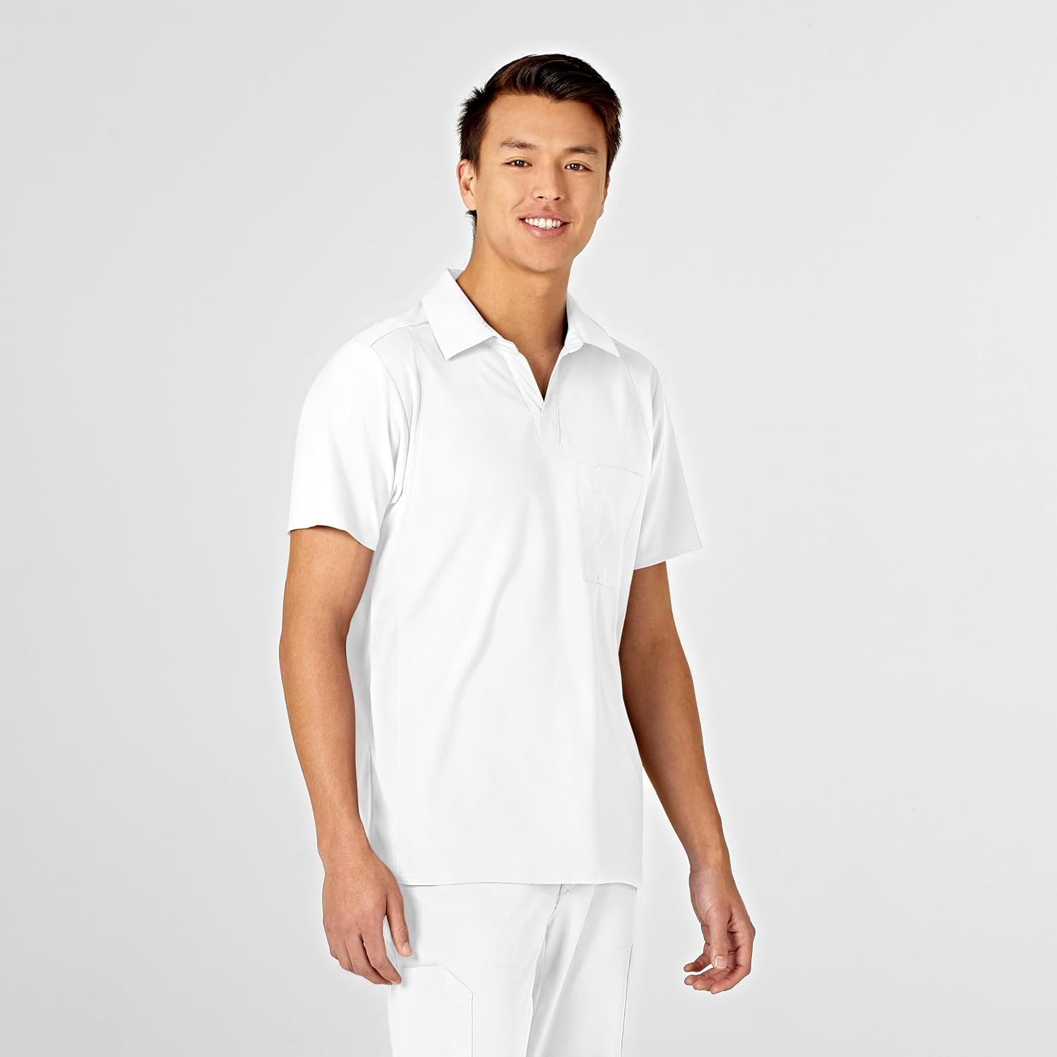 image:imageWINK Mens Scrub TopWhite