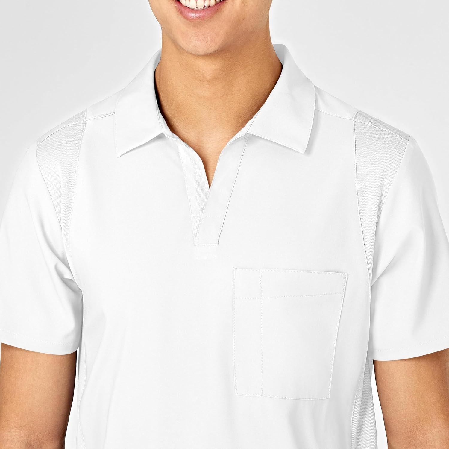image:imageWINK Mens Scrub TopWhite