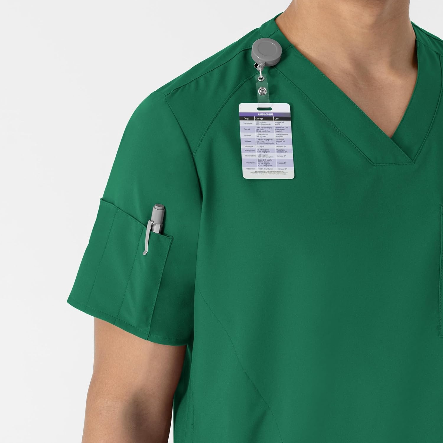image:imageWINK W123 Mens VNeck Scrub TopHunter