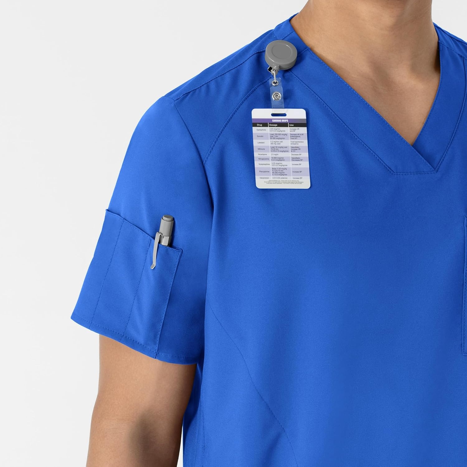 image:imageWINK W123 Mens VNeck Scrub TopRoyal