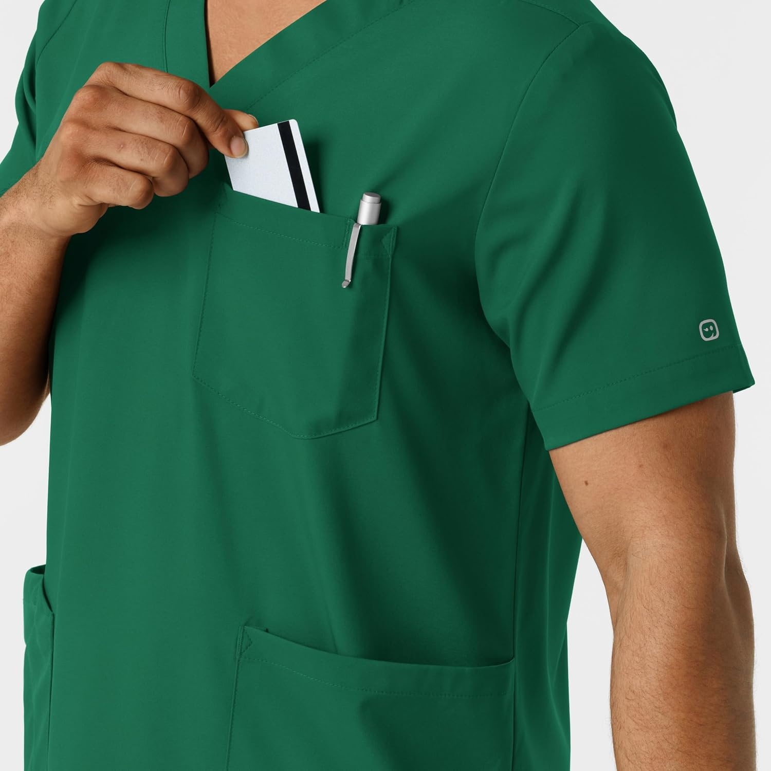 image:imageWink Boundless Mens Multi Pocket VNeck Scrub TopHunter