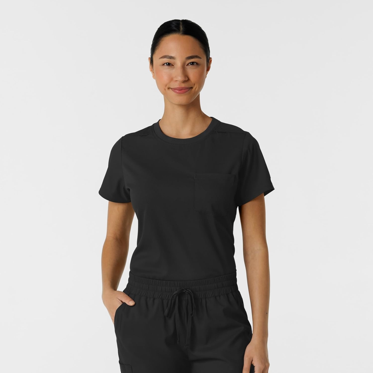 image:imageWink Boundless Womens Classic Scrub TeeBlack