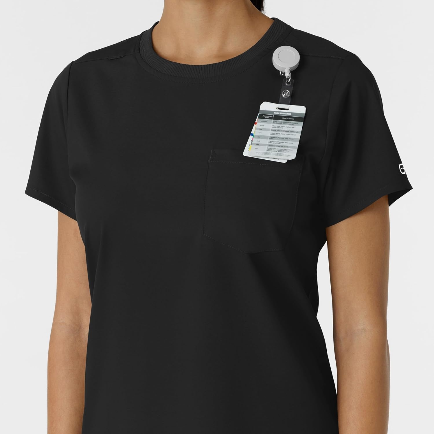 image:imageWink Boundless Womens Classic Scrub TeeBlack