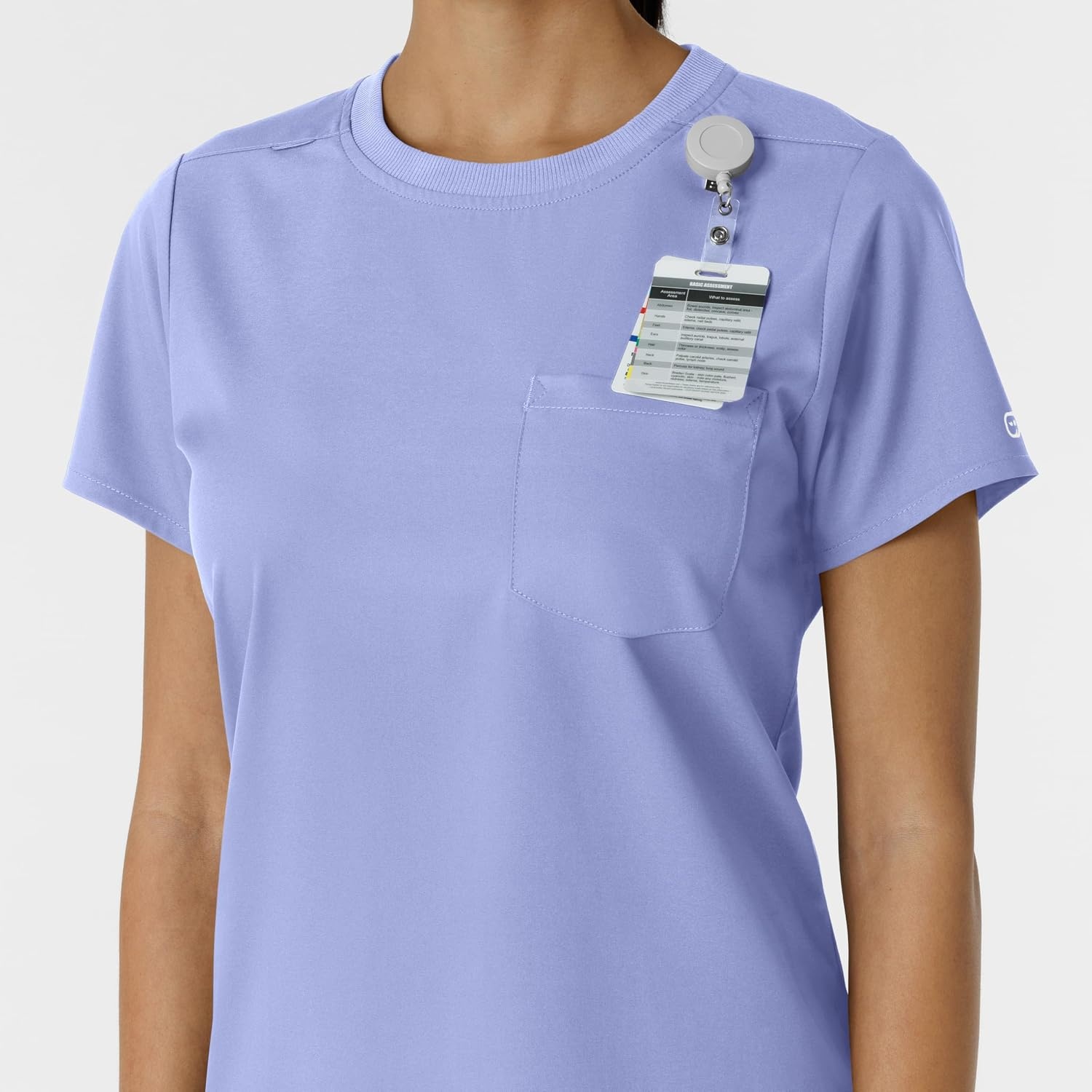 image:imageWink Boundless Womens Classic Scrub TeeCeil Blue