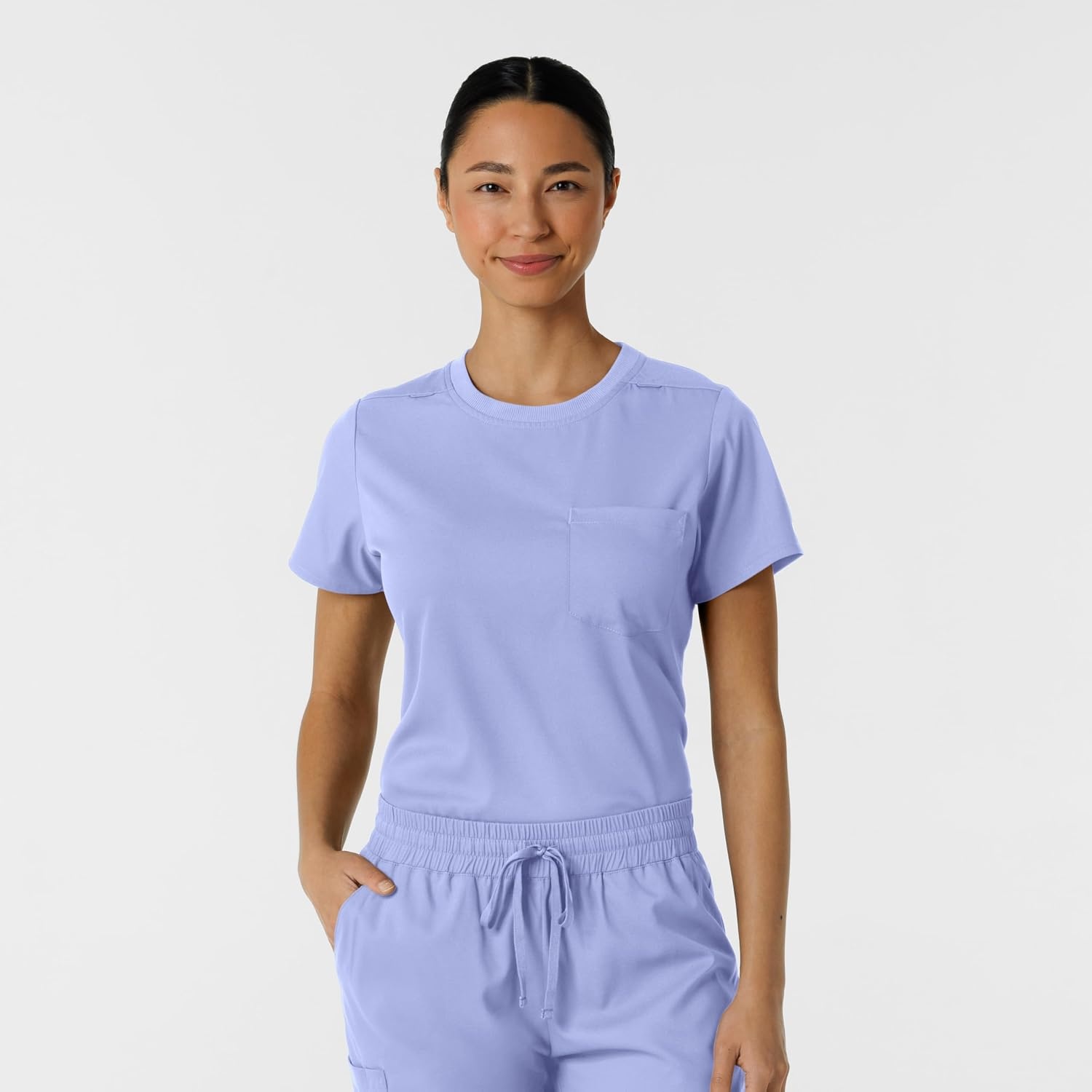 image:imageWink Boundless Womens Classic Scrub TeeCeil Blue