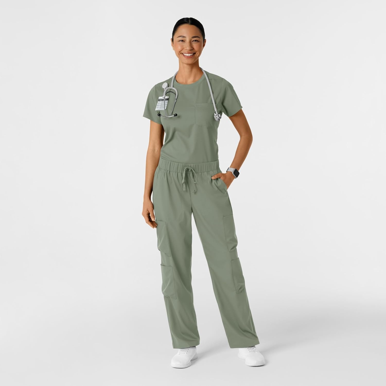 image:imageWink Boundless Womens Classic Scrub TeeSage