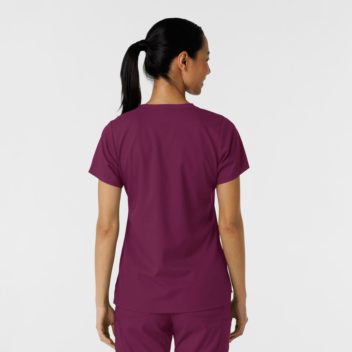 image:imageWink Boundless Womens Classic Scrub TeeWine