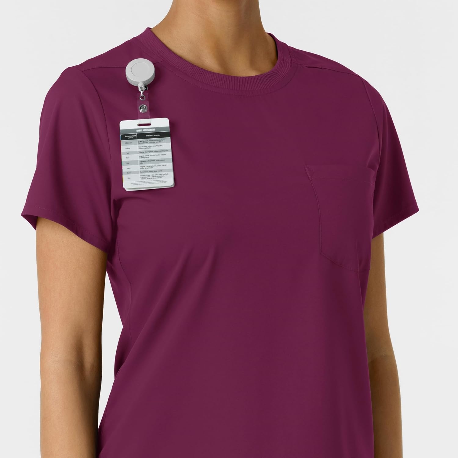 image:imageWink Boundless Womens Classic Scrub TeeWine