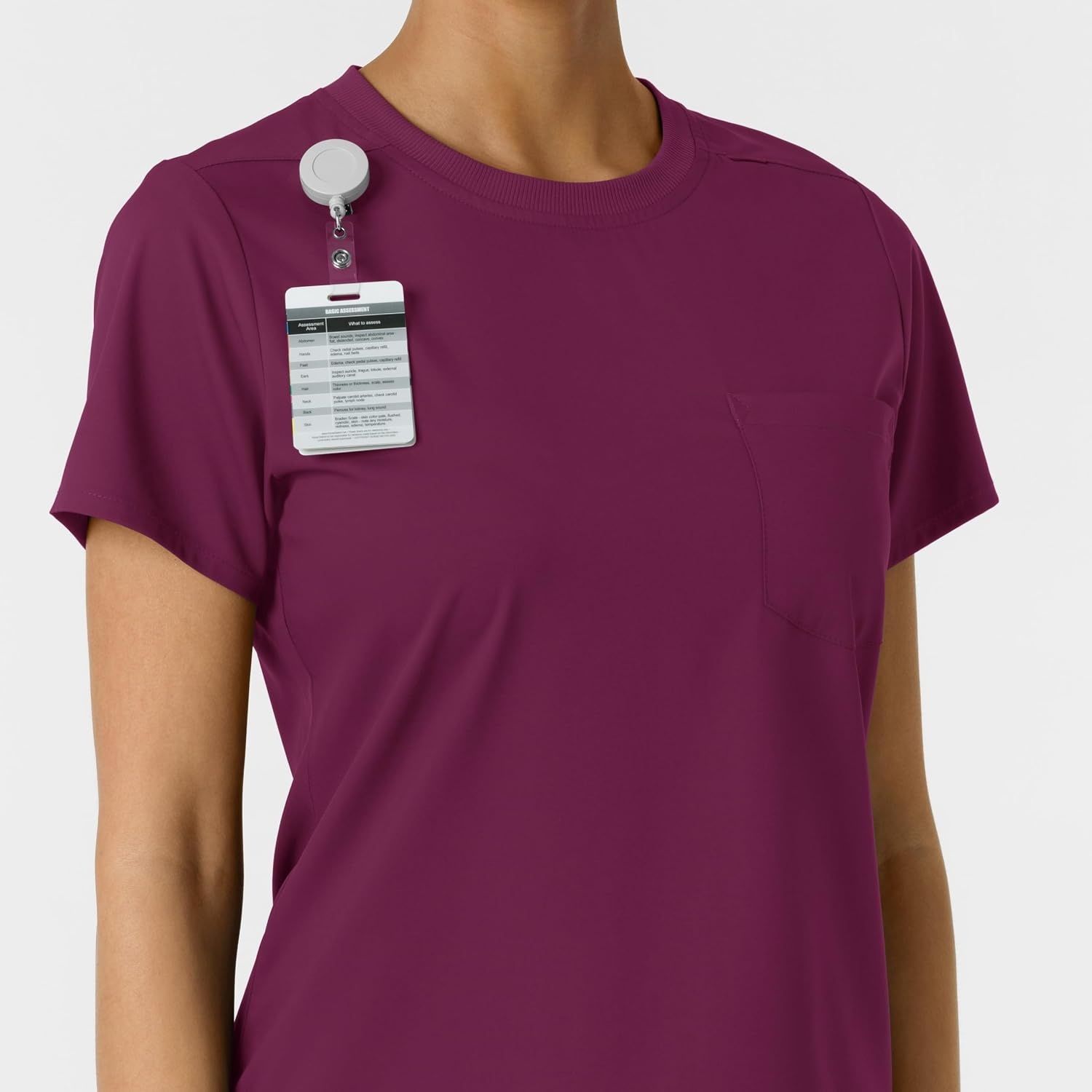 image:imageWink Boundless Womens Classic Scrub TeeWine