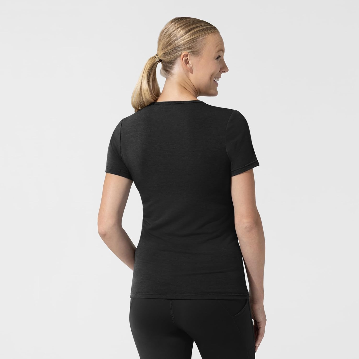 image:imageWink Layers Womens Short Sleeve Essential TeeBlack