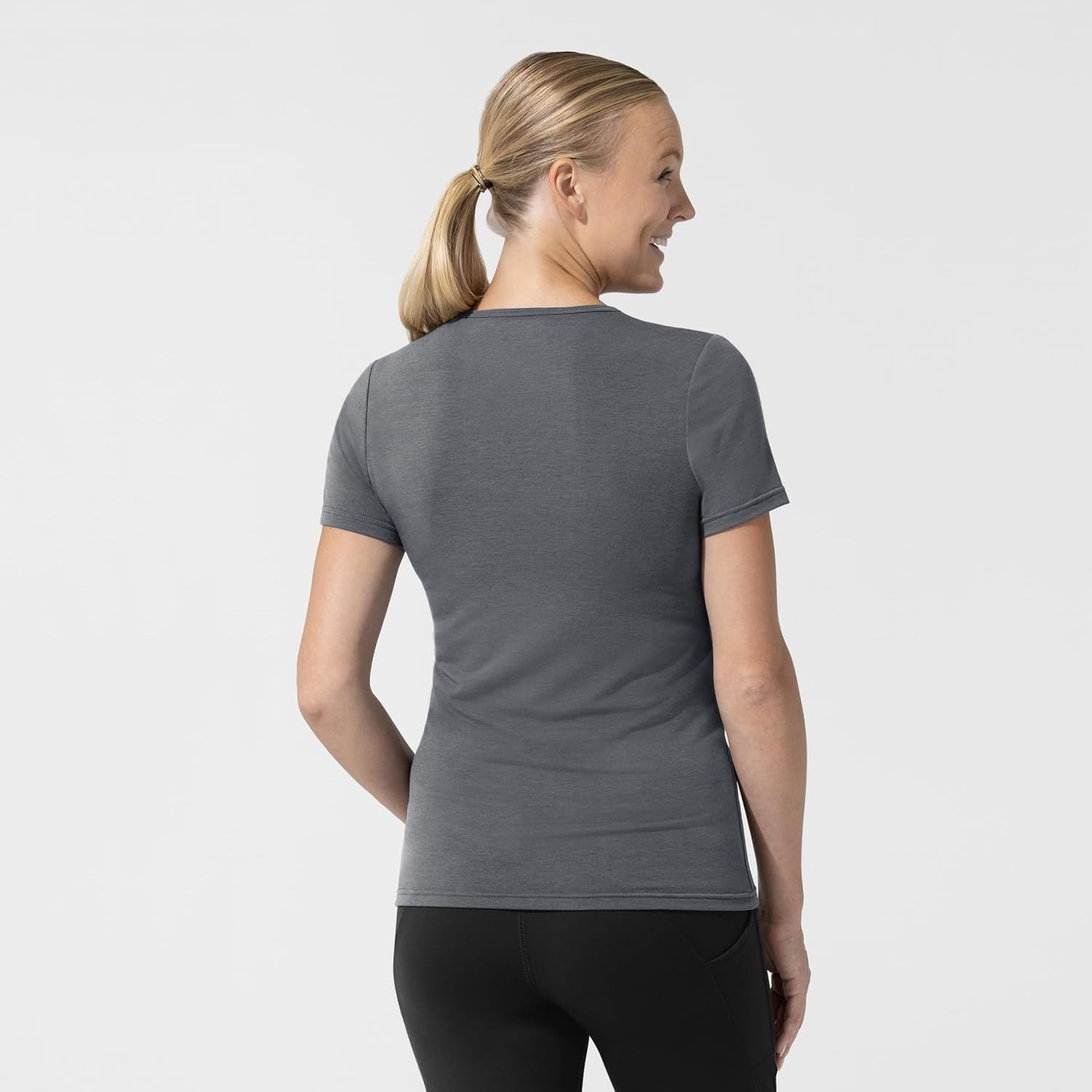 image:imageWink Layers Womens Short Sleeve Essential TeePewter