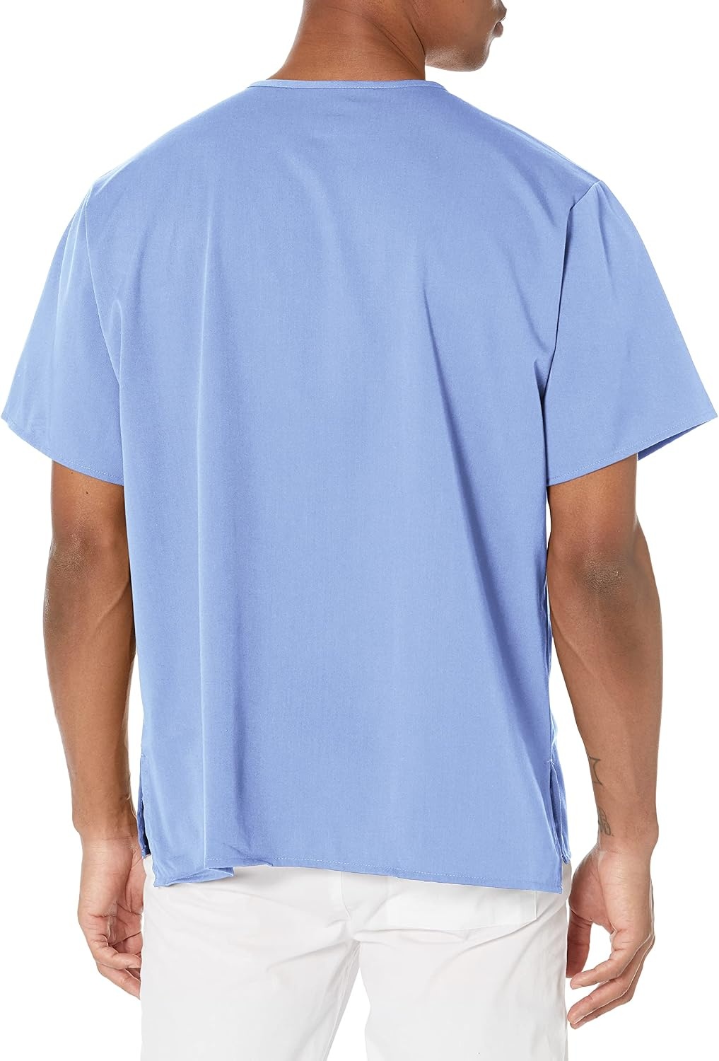 image:imageWink Mens Mens VNeck Scrub TopCeil Blue