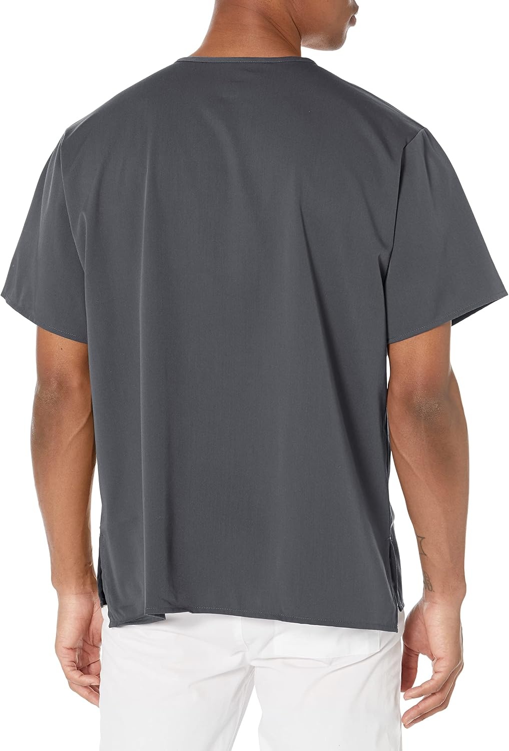 image:imageWink Mens Mens VNeck Scrub TopPewter
