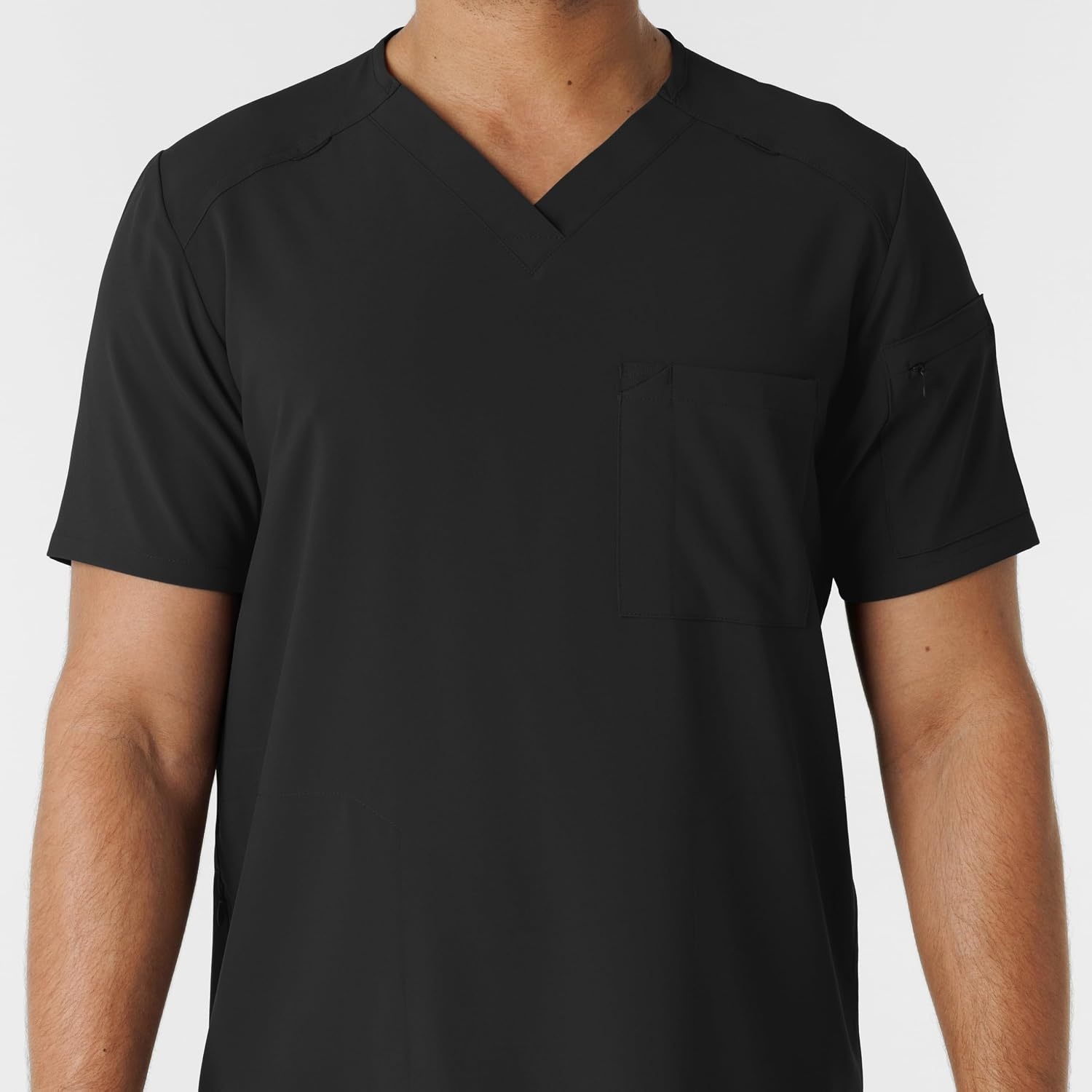 image:imageWink Renew Mens VNeck 5 Pocket Scrub TopBlack