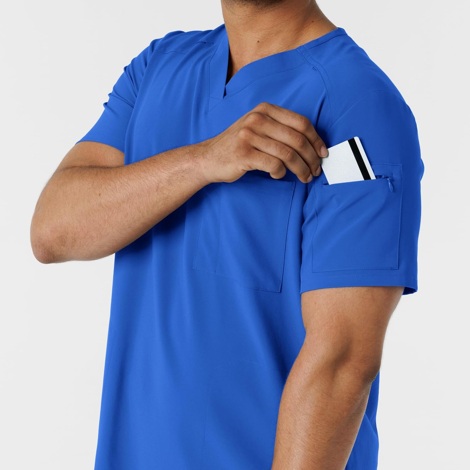 image:imageWink Renew Mens VNeck 5 Pocket Scrub TopRoyal