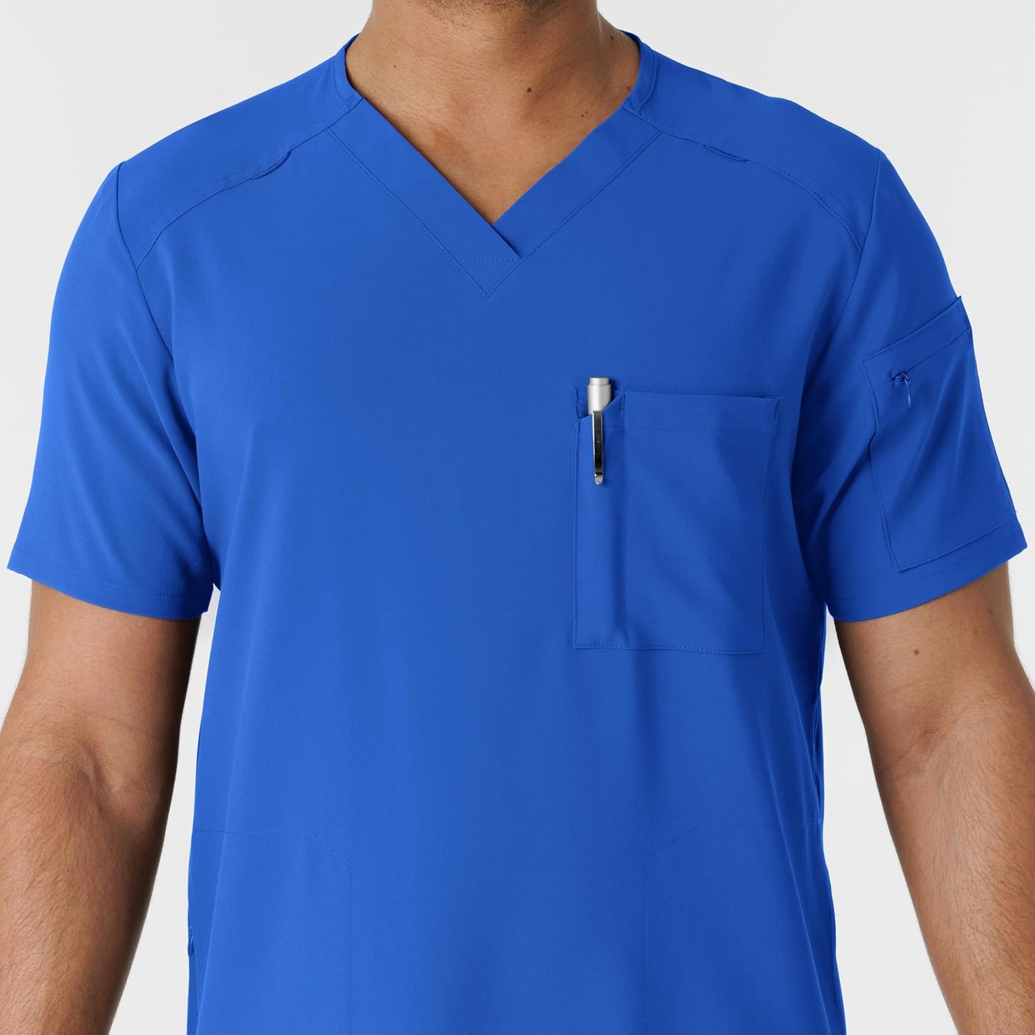 image:imageWink Renew Mens VNeck 5 Pocket Scrub TopRoyal