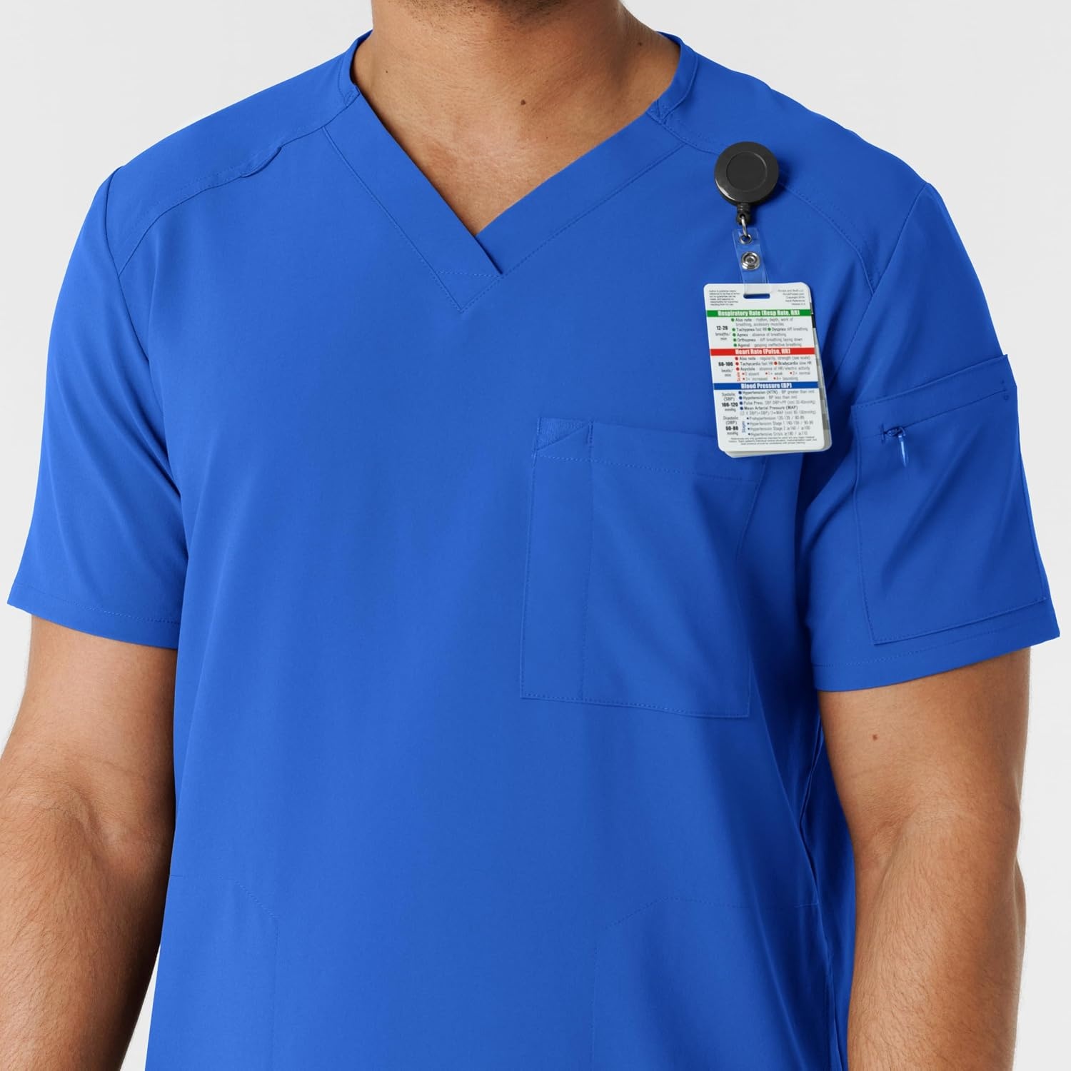 image:imageWink Renew Mens VNeck 5 Pocket Scrub TopRoyal