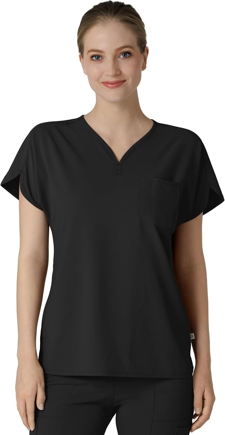 image:imageWink Renew Womens Dolman Scrub TopBlack
