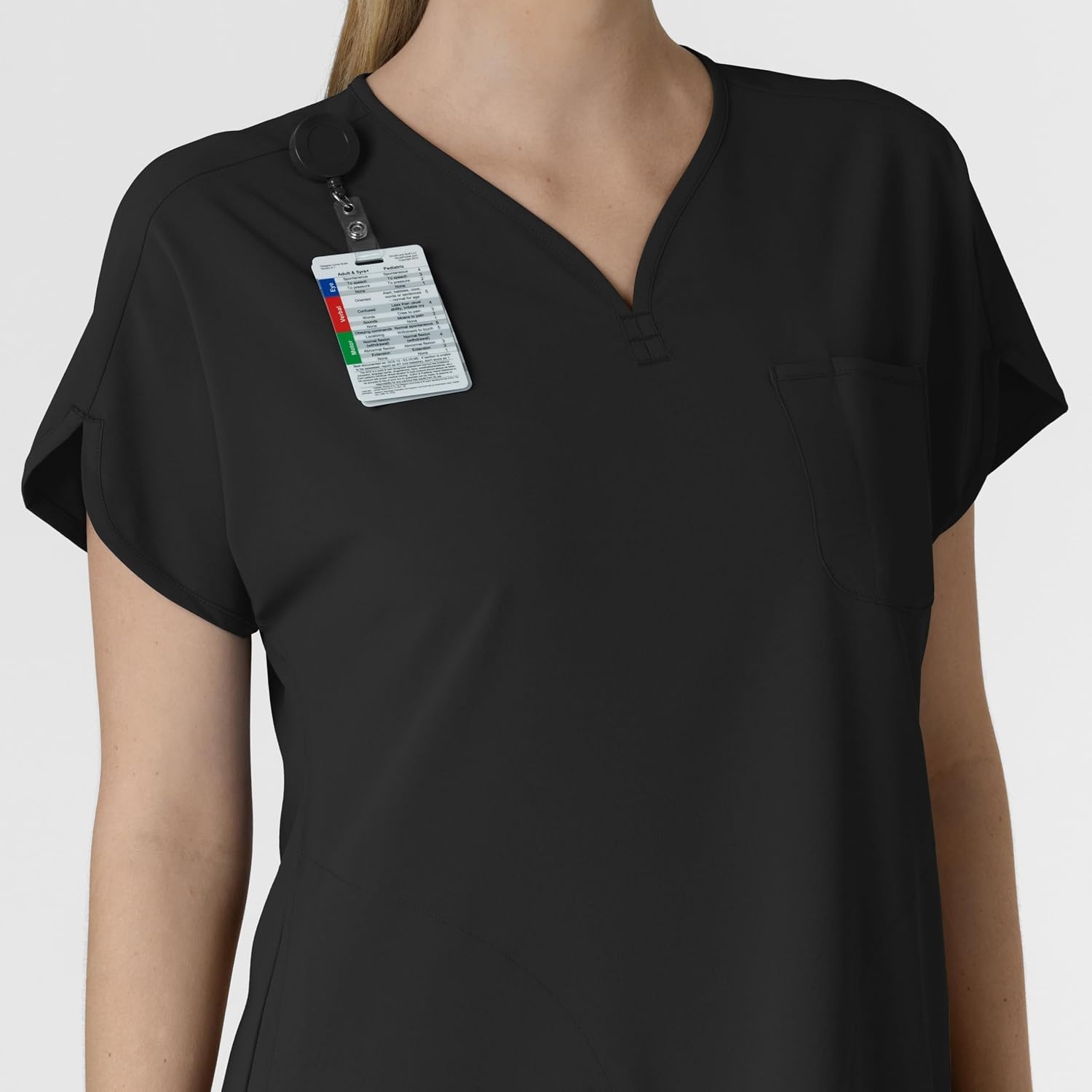 image:imageWink Renew Womens Dolman Scrub TopBlack