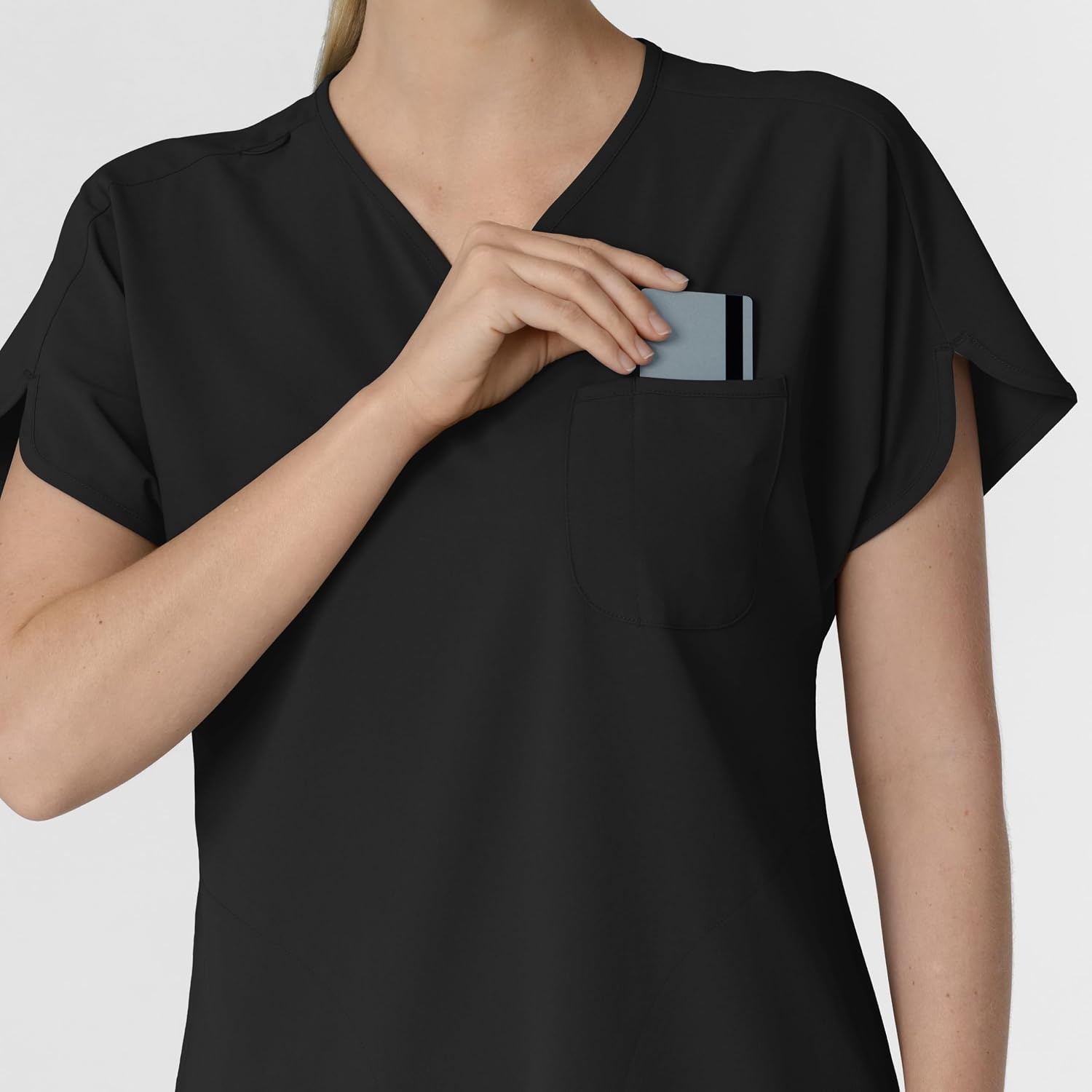 image:imageWink Renew Womens Dolman Scrub TopBlack