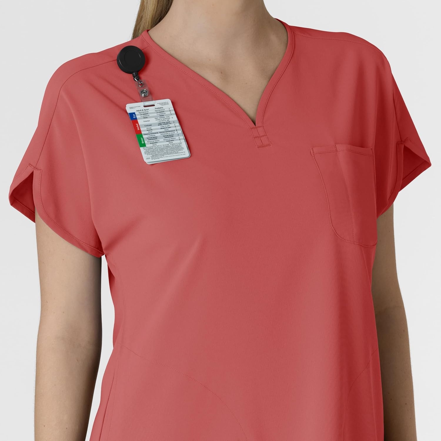 image:imageWink Renew Womens Dolman Scrub TopMineral Red