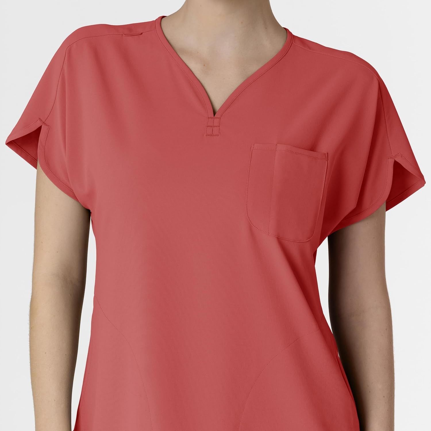 image:imageWink Renew Womens Dolman Scrub TopMineral Red