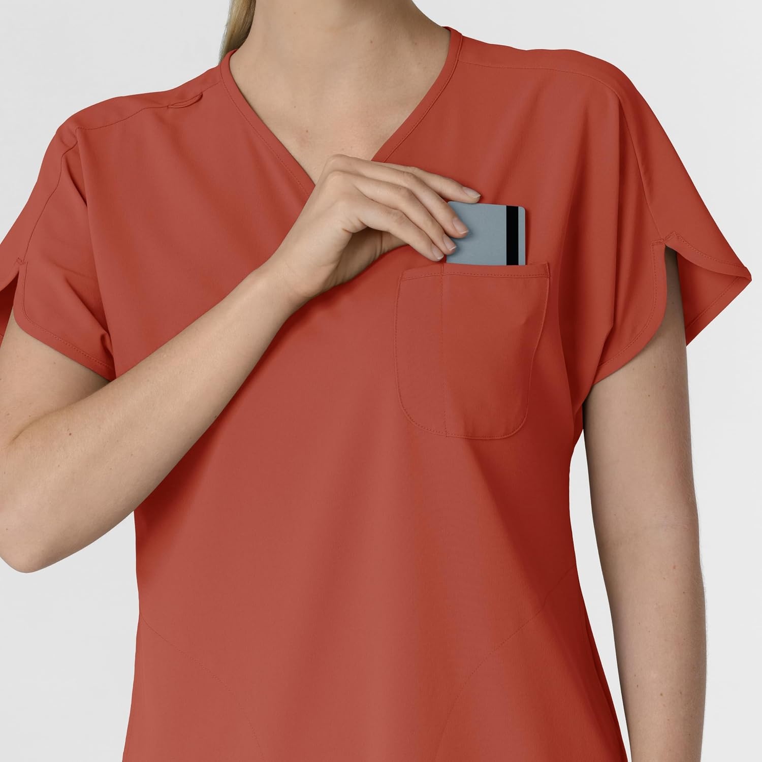 image:imageWink Renew Womens Dolman Scrub TopMineral Red