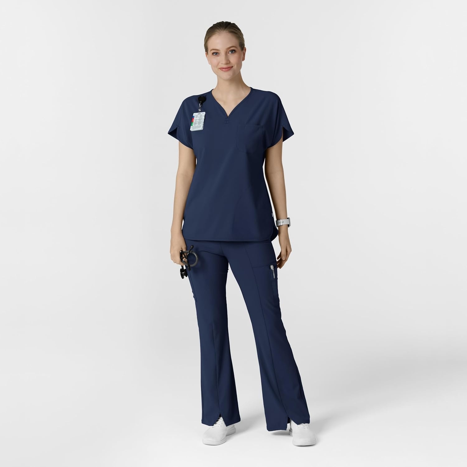 image:imageWink Renew Womens Dolman Scrub TopNavy