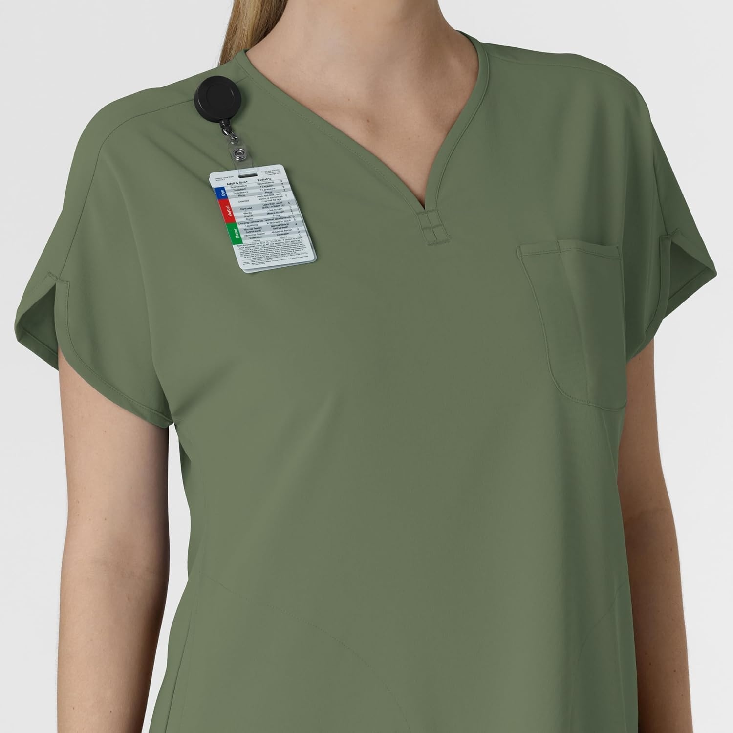 image:imageWink Renew Womens Dolman Scrub TopOlive