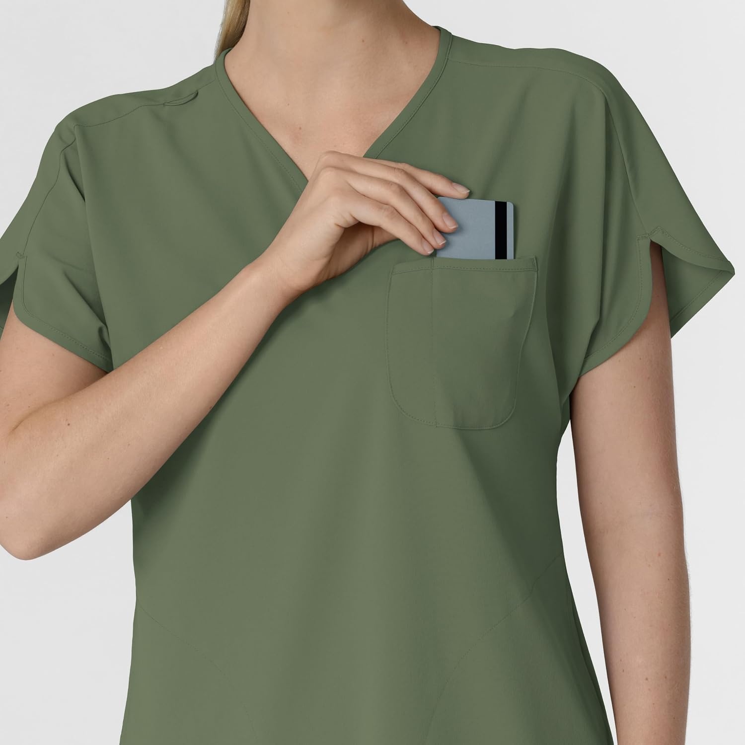 image:imageWink Renew Womens Dolman Scrub TopOlive