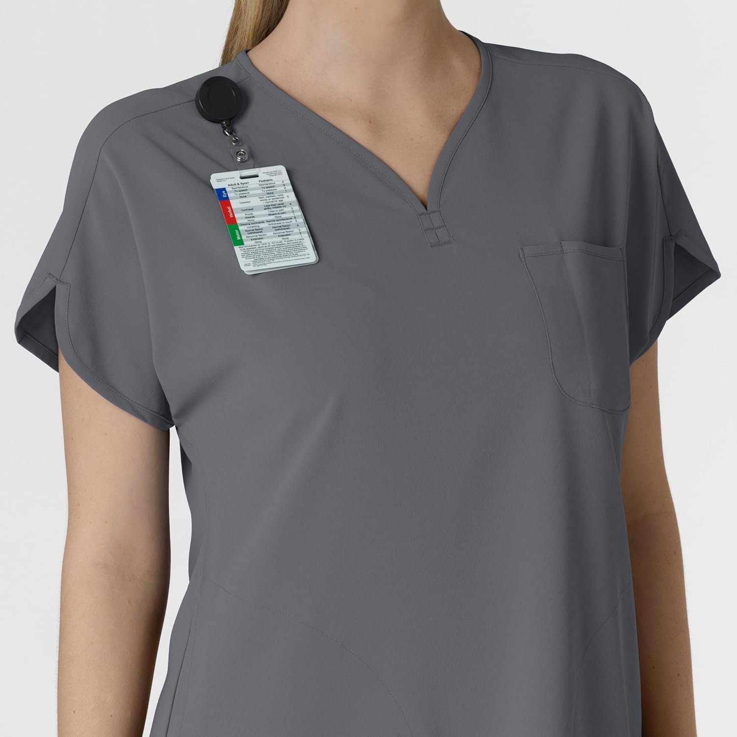 image:imageWink Renew Womens Dolman Scrub TopPewter