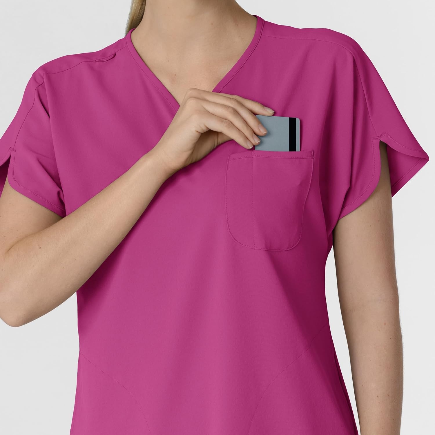 image:imageWink Renew Womens Dolman Scrub TopRaspberry