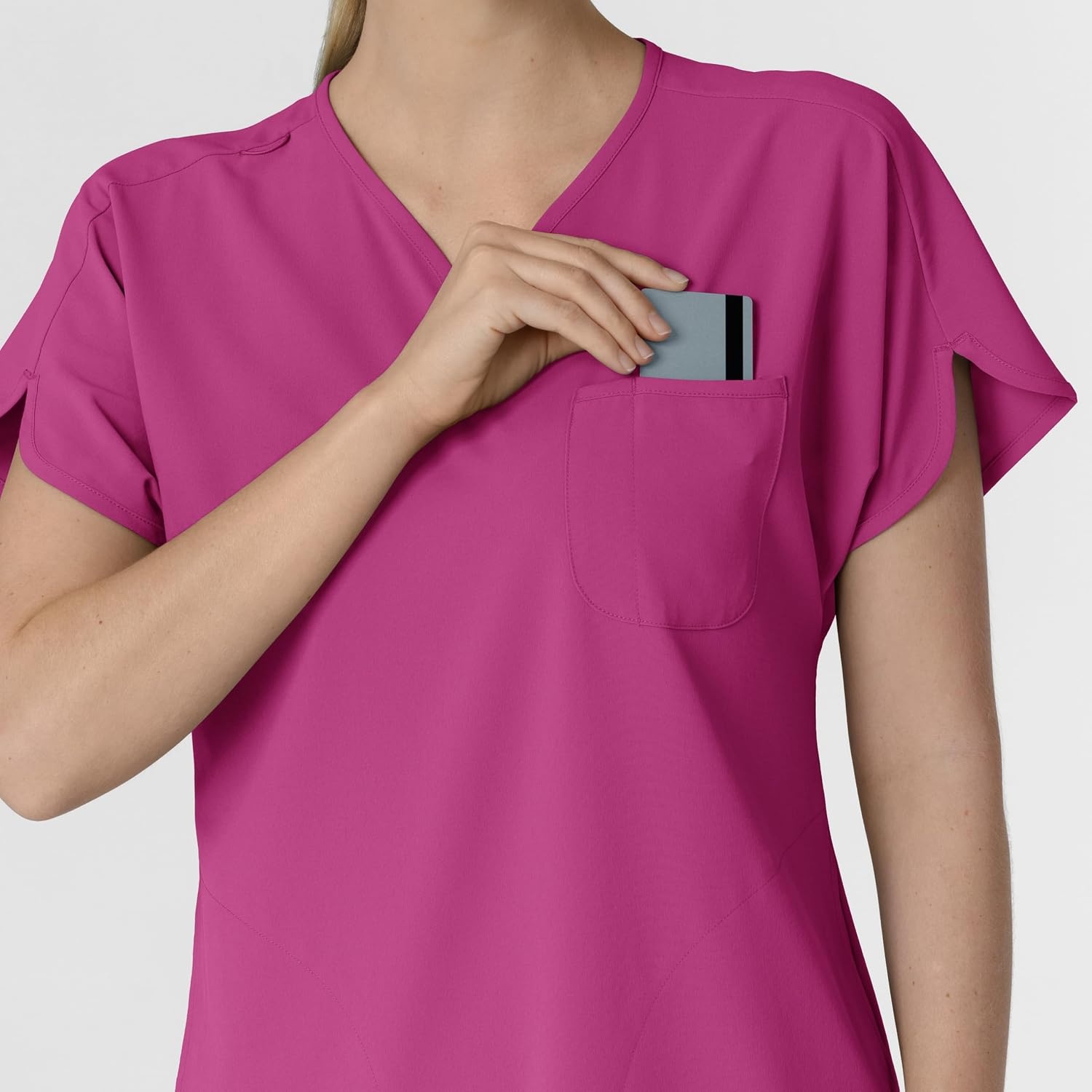 image:imageWink Renew Womens Dolman Scrub TopRaspberry