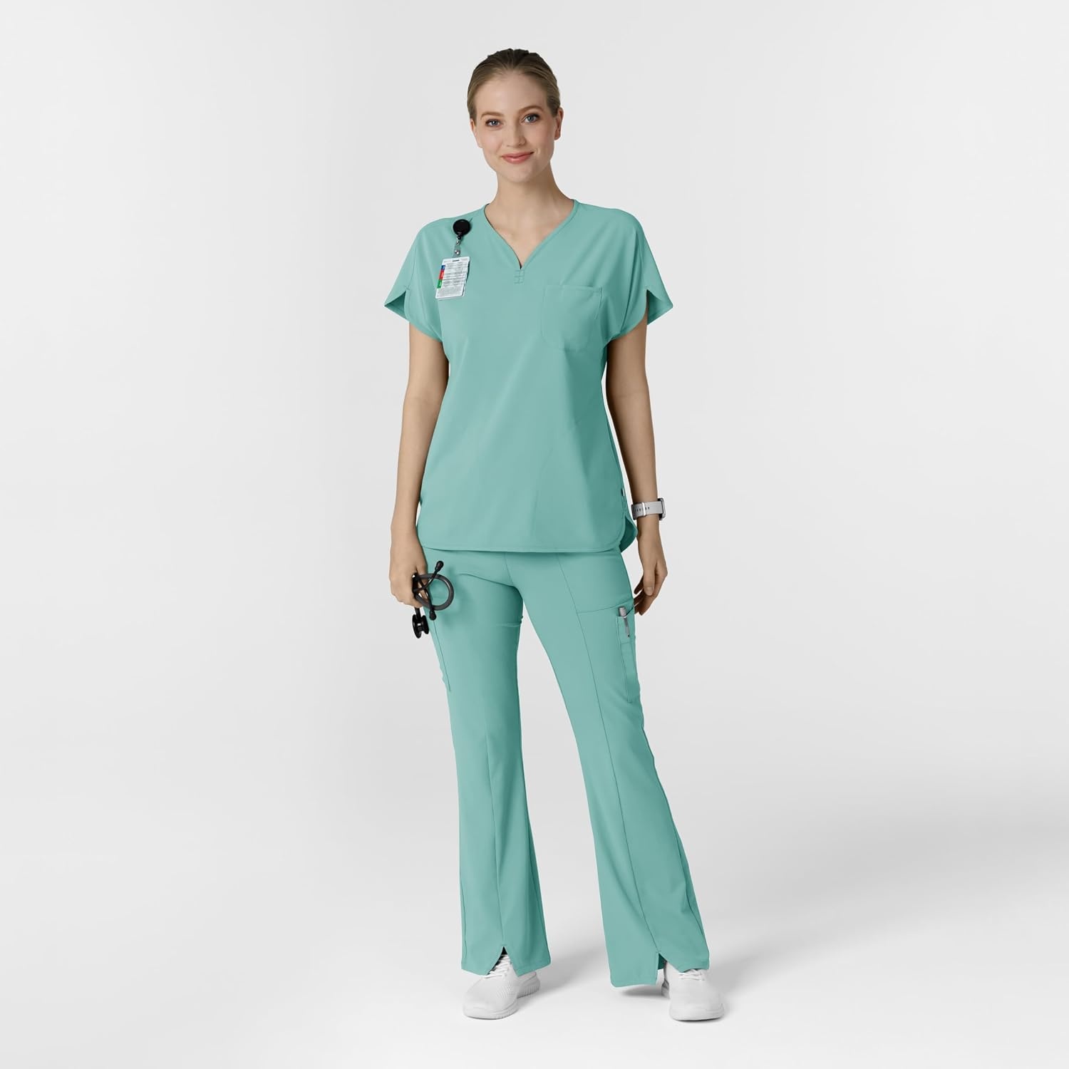 image:imageWink Renew Womens Dolman Scrub TopTurquoise