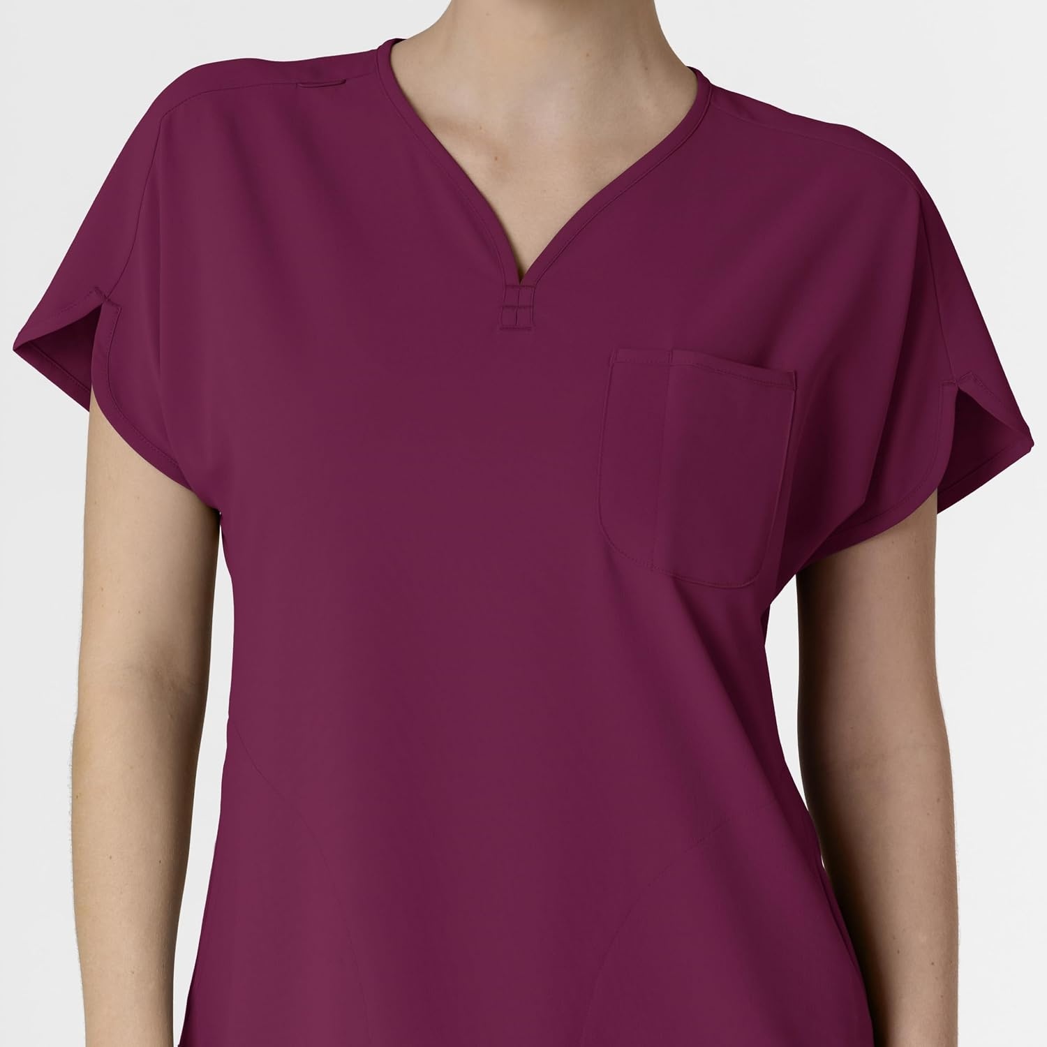 image:imageWink Renew Womens Dolman Scrub TopWine