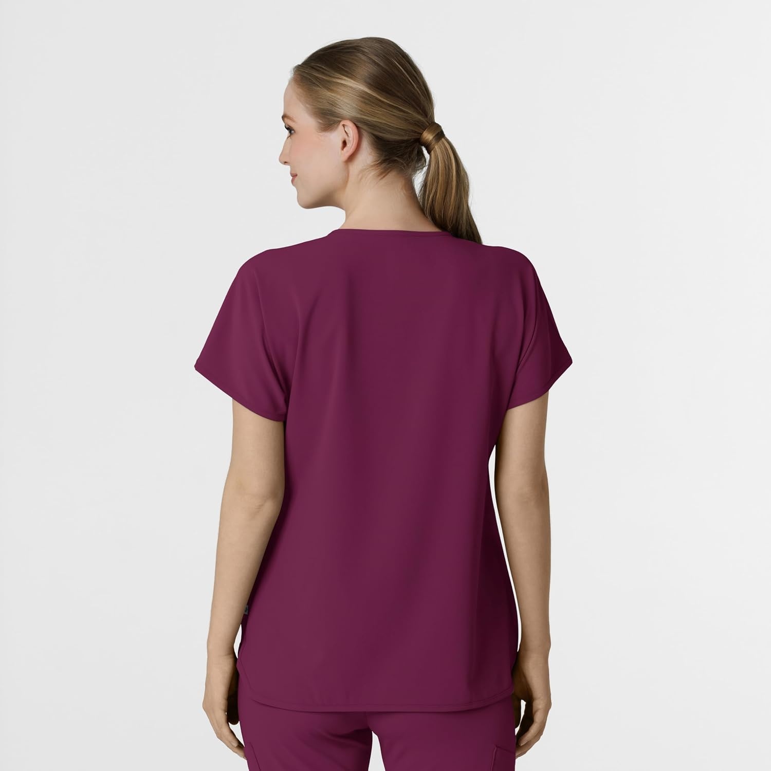 image:imageWink Renew Womens Dolman Scrub TopWine