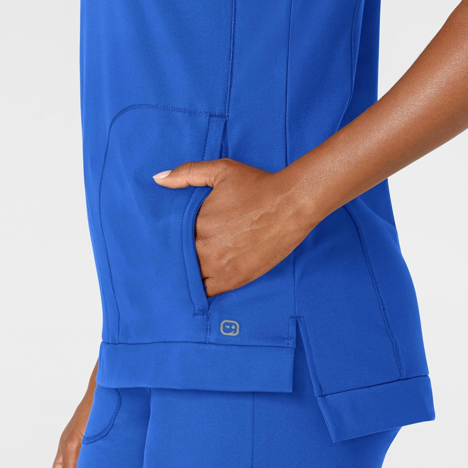 image:imageWink Renew Womens FlexnReach Crew Neck Scrub TopRoyal