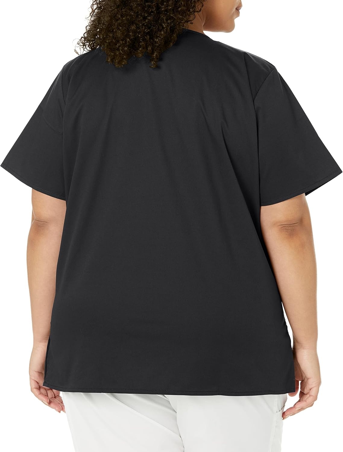 image:imageWink W123 Womens Mock Wrap Scrub TopBlack