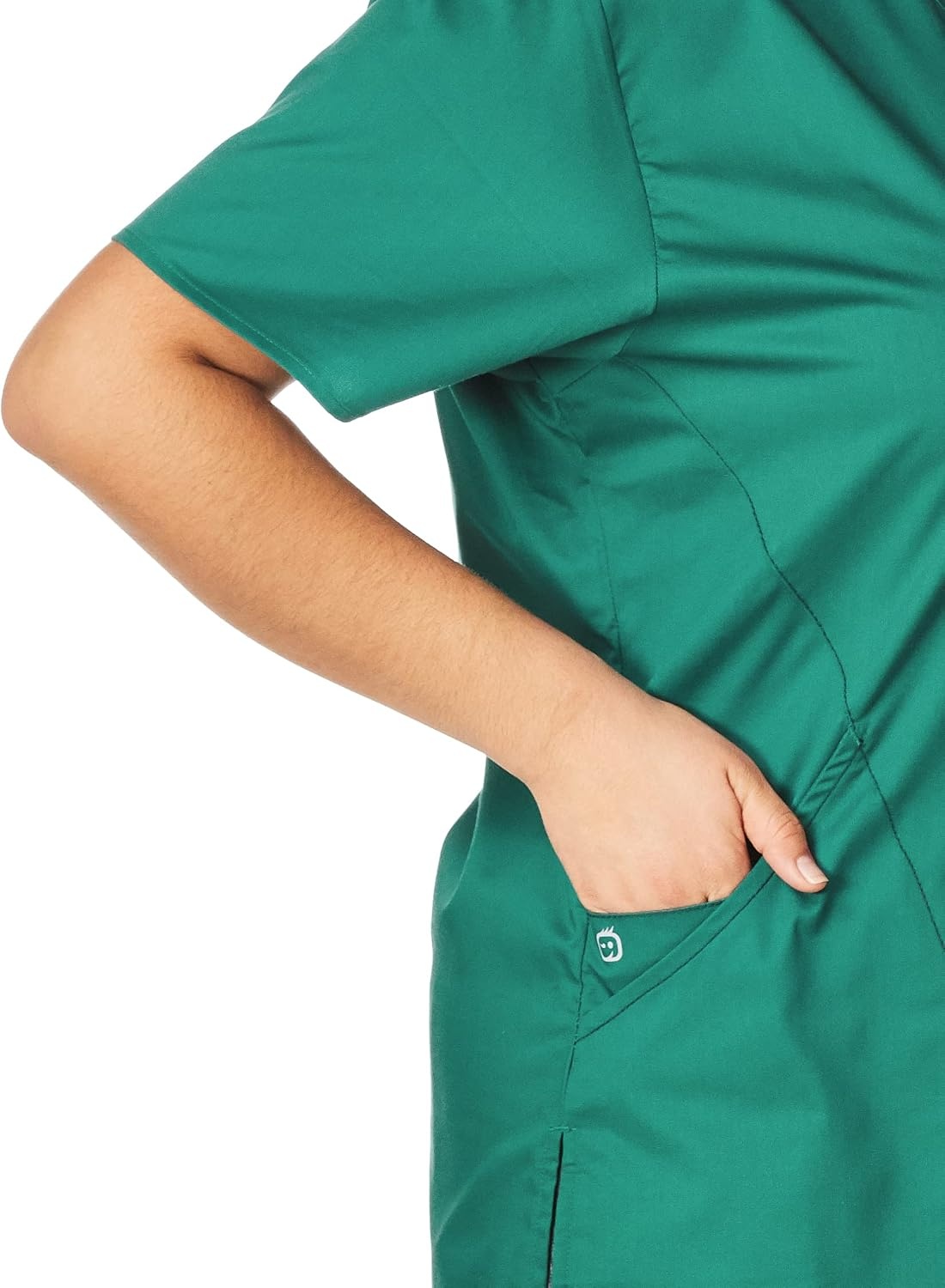 image:imageWink W123 Womens Mock Wrap Scrub TopHunter
