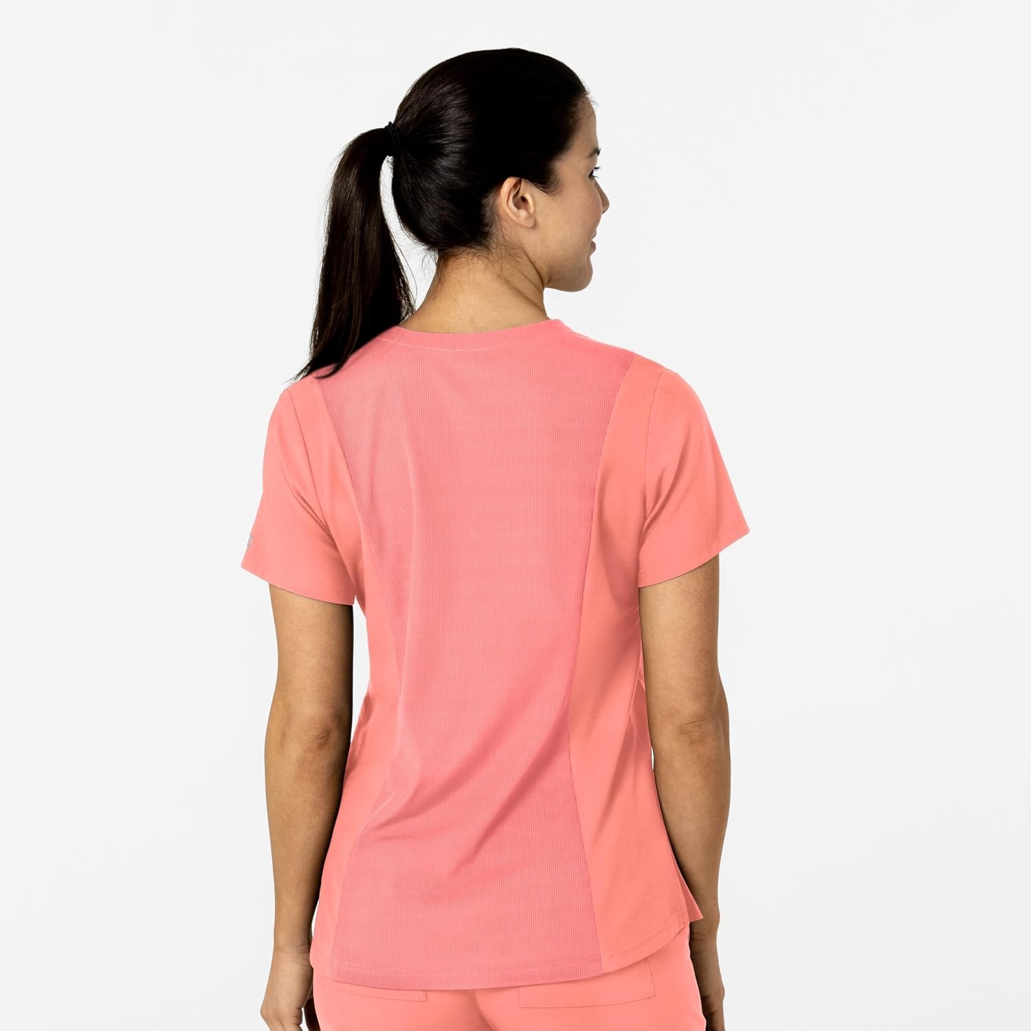 image:imageWink Womens Womens FlexnReach VNeck Scrub TopParadise Pink
