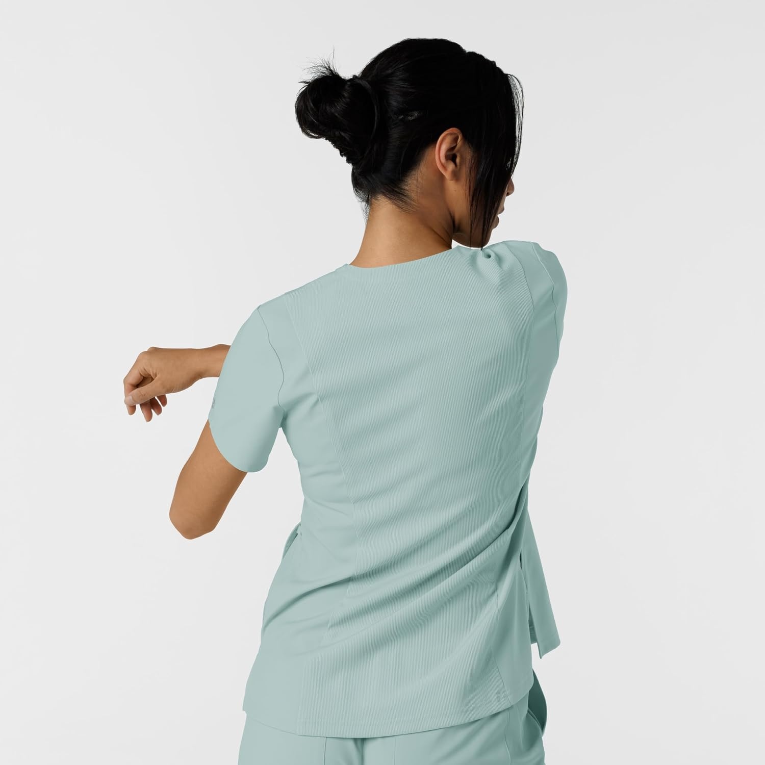 image:imageWink Womens Womens FlexnReach VNeck Scrub TopSky Blue