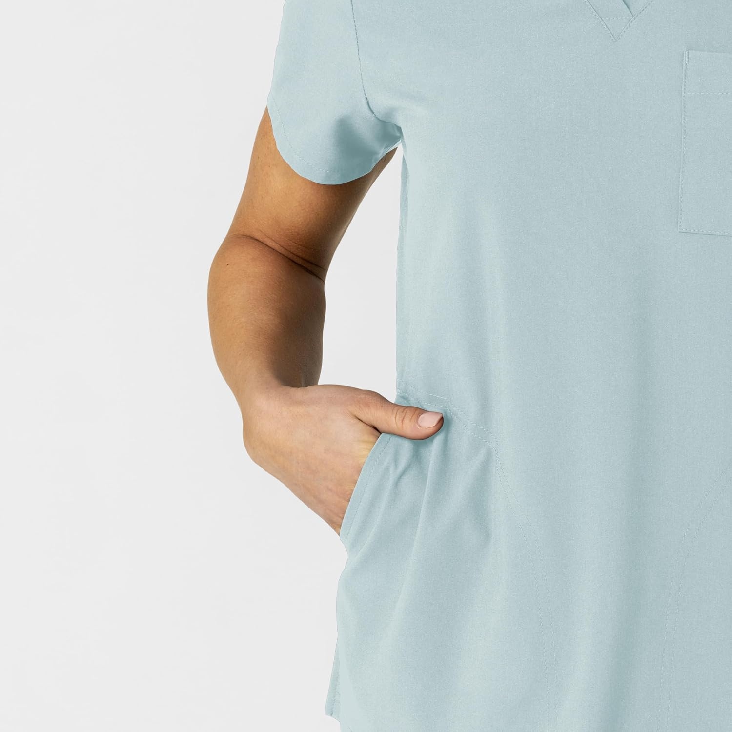 image:imageWink Womens Womens FlexnReach VNeck Scrub TopSky Blue