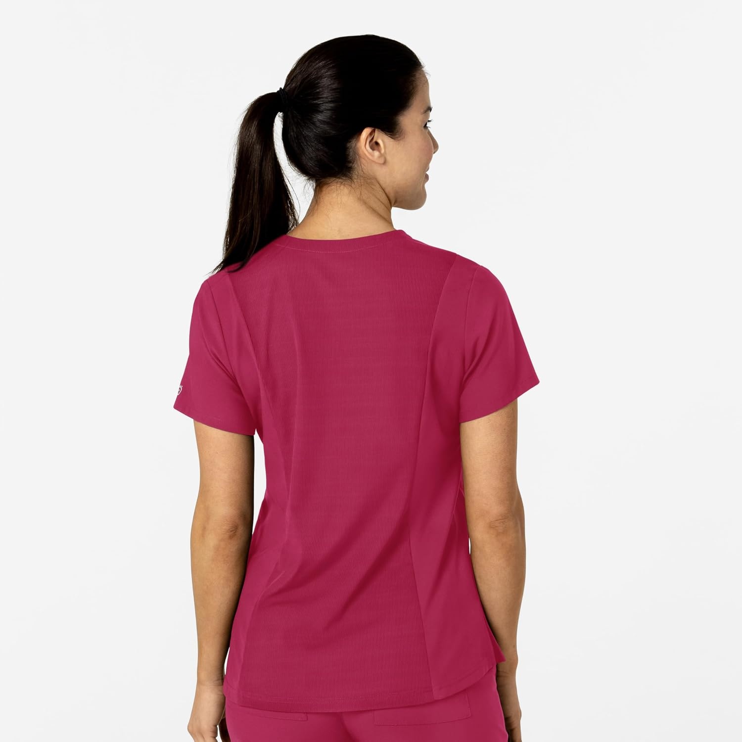 image:imageWink Womens Womens FlexnReach VNeck Scrub TopViva Magenta