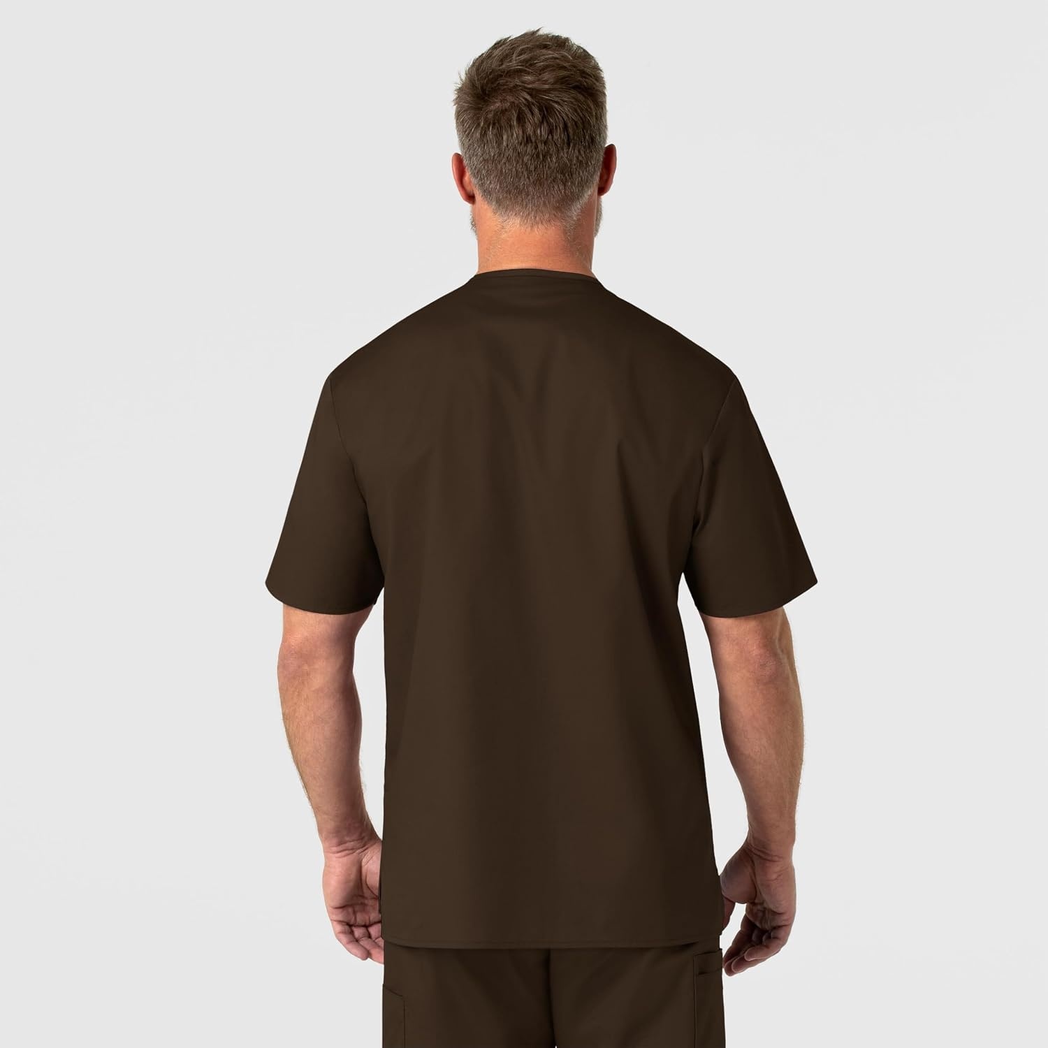image:imageWonderWink Mens Big Wonderwork Big Mens V Neck Scrub TopChocolate